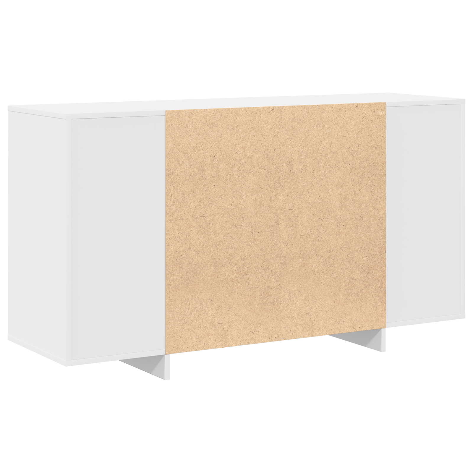 vidaXL Witte Dressoir Wit Hout 135 x 41 x 75 cm Witte Dressoir