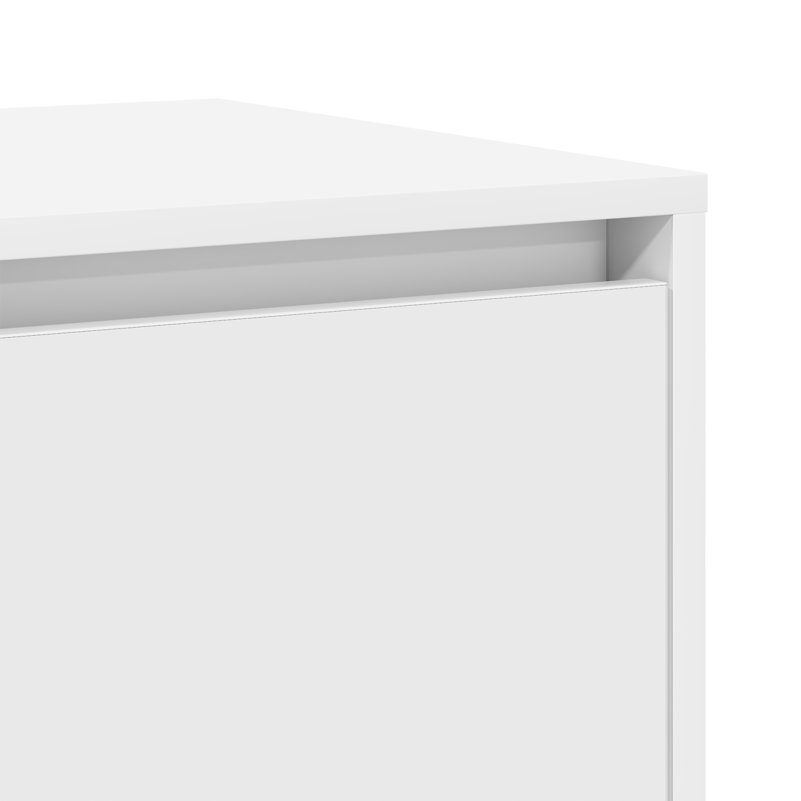 vidaXL Witte Dressoir Wit Hout 135 x 41 x 75 cm Witte Dressoir