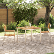 vidaXL 3 Delige Tuin Dining Set Massief Acaciahout