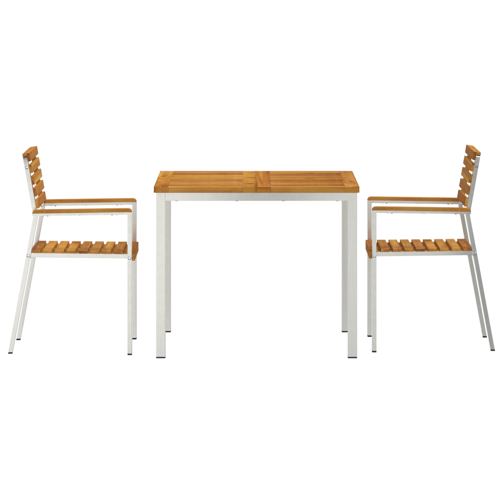 vidaXL 3 Delige Tuin Dining Set Massief Acaciahout