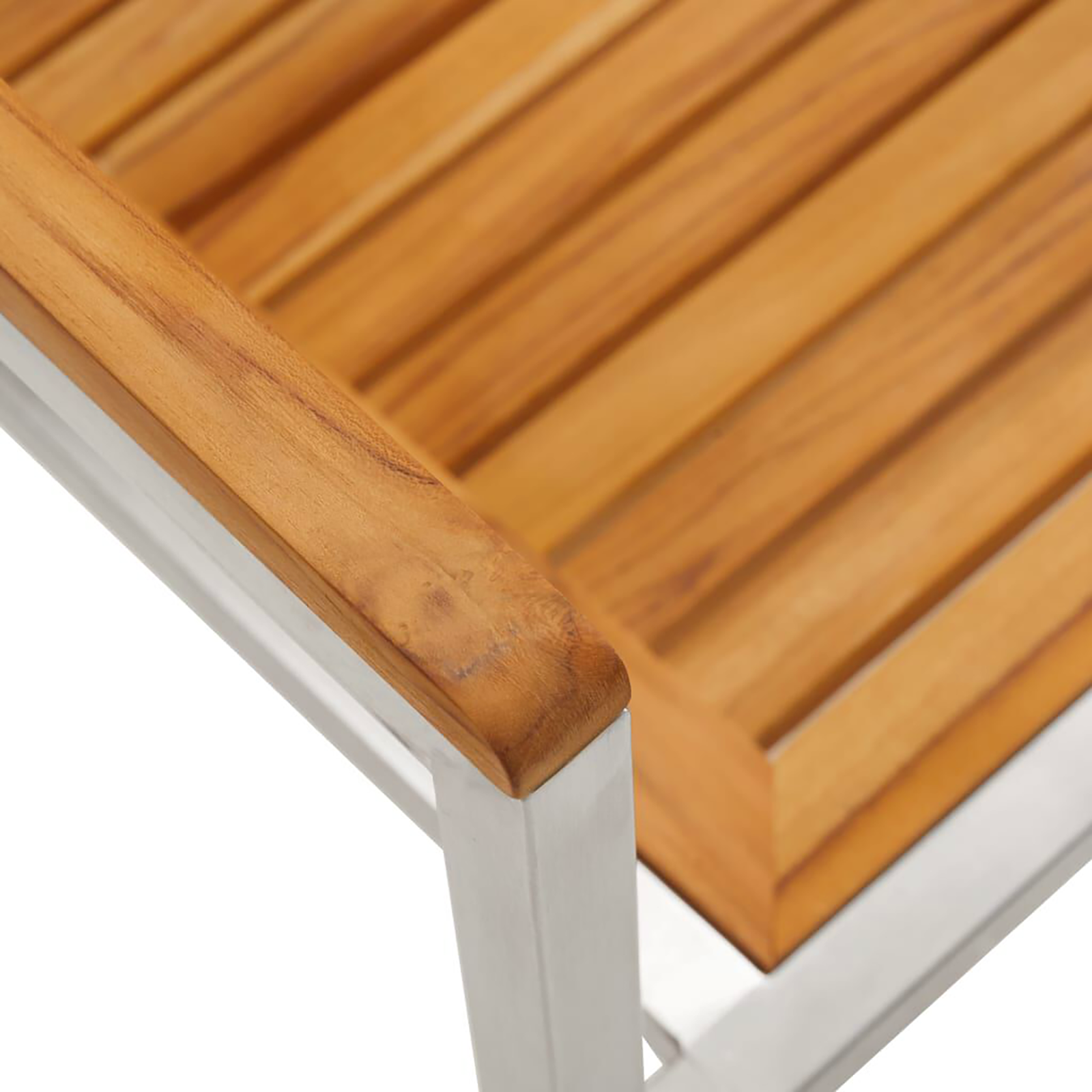 vidaXL 3 delige Tuin Eettafelset Massief Hout Acaciahout