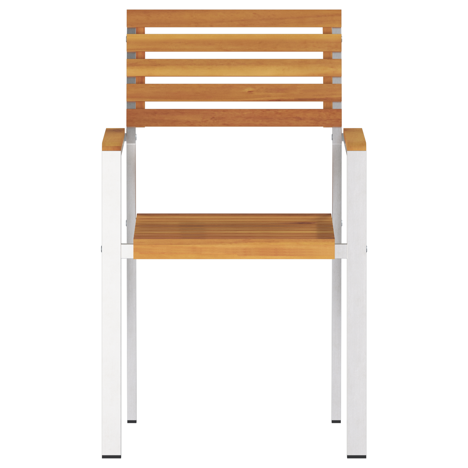 vidaXL Stapelbare Tuinmeubels 6 stuks 54.5x56x89 cm Massief Acaciahout