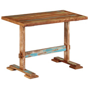 vidaXL Eettafel 110x55x78 cm massief gerecycled hout