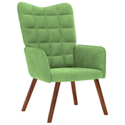 vidaXL Relaxstoel fluweel wijnrood