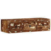 vidaXL Tv-wandmeubel 100x32x25 cm massief hout ruw mangohout