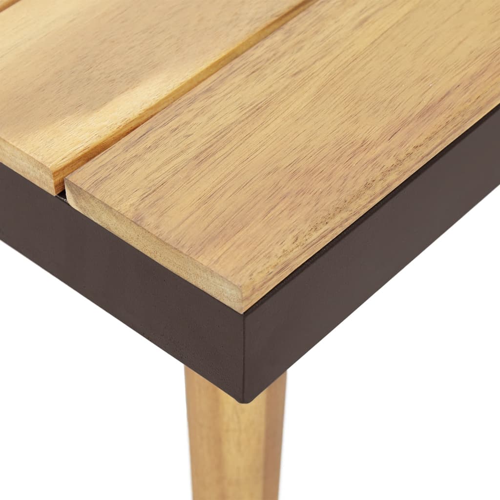 vidaXL Loungeset 8-zits met kussens massief acaciahout