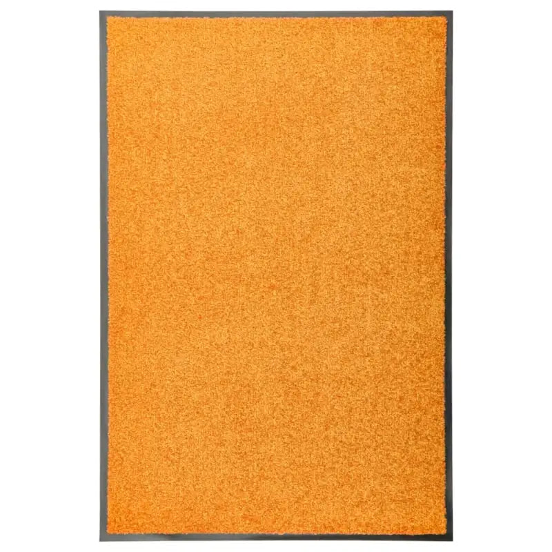 Anti-slip pvc deurmat voor binnen en buiten met absorberende werking - Oranje / 60 x 90 cm / 1 - Deurmatten