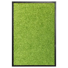 Anti-slip pvc deurmat voor binnen en buiten met absorberende werking - Groen / 40 x 60 cm / 1 - Deurmatten