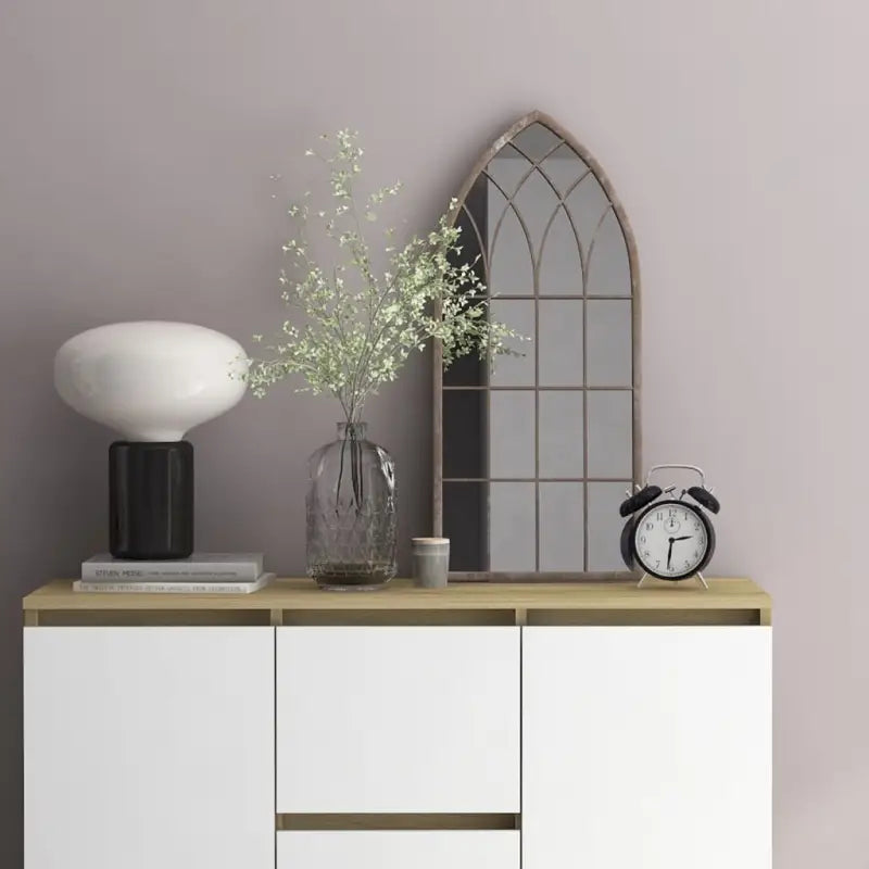 Antieke interieurspiegel voor een donkere hoek met roesteffect - Zand / 70 x 30 cm / 1 - Spiegels