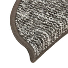 Antislip Tapijtrammat voor Trapbescherming - Antraciet / 65 x 25 cm / 15 - Trapmatten