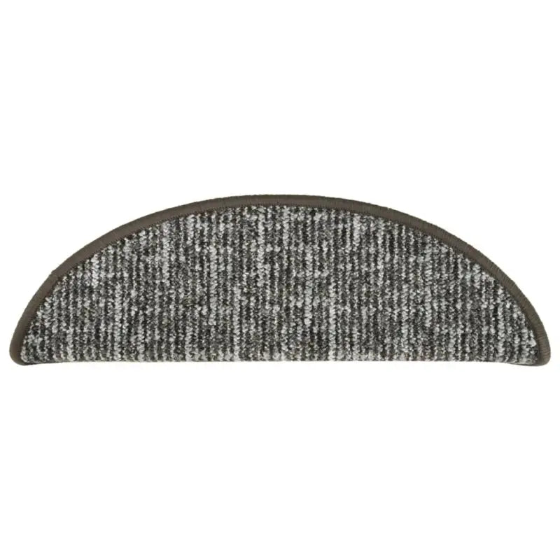 Antislip Tapijtrammat voor Trapbescherming - Antraciet / 65 x 25 cm / 15 - Trapmatten