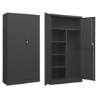 Archiefkast met industrieel design voor kamer of kantoor - Antraciet / 1 - Archiefkasten