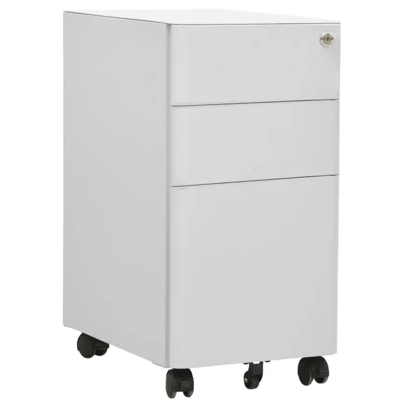 Archiefkast op wieltjes met modern design en staalbouw - Lichtgrijs / 1 - Archiefkasten