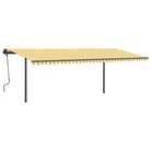 Automatische uitschuifbare luifel met gepoedercoat aluminium frame - Zonwering