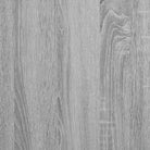 Badkamerkaptafel in grijs sonoma met bewerkt hout en stevige constructie - Badkamerkaptafels