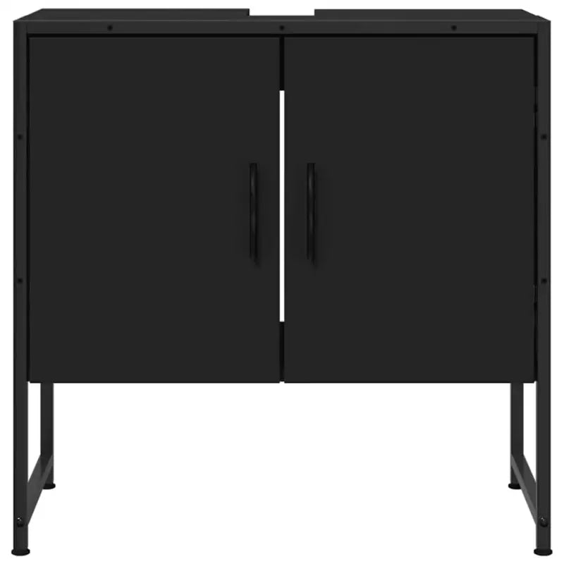 Badkamerkaptafel met stevige constructie en bewerkt hout - Badkamerkaptafels