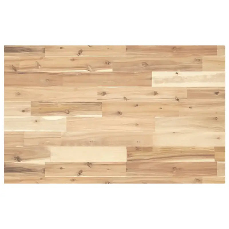 Badkamerkaptafel van massief acaciahout voor rustieke charme - Naturel / 120 x 50 x 4 cm / 1 - Badkamerkaptafels