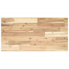 Badkamerkaptafel van massief acaciahout voor rustieke charme - Naturel / 80 x 40 x 2 cm / 1 - Badkamerkaptafels