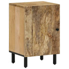 Badkamerkaptafel van massief mangohout met veel opbergruimte - Lichtbruin / 1 - Badkamerkaptafels