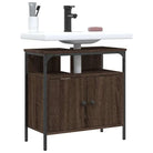 Badkamerkaptafels met stevige constructie en bewerkt hout - 1 / bruin eikenkleur / 60 cm - Badkamerkaptafels