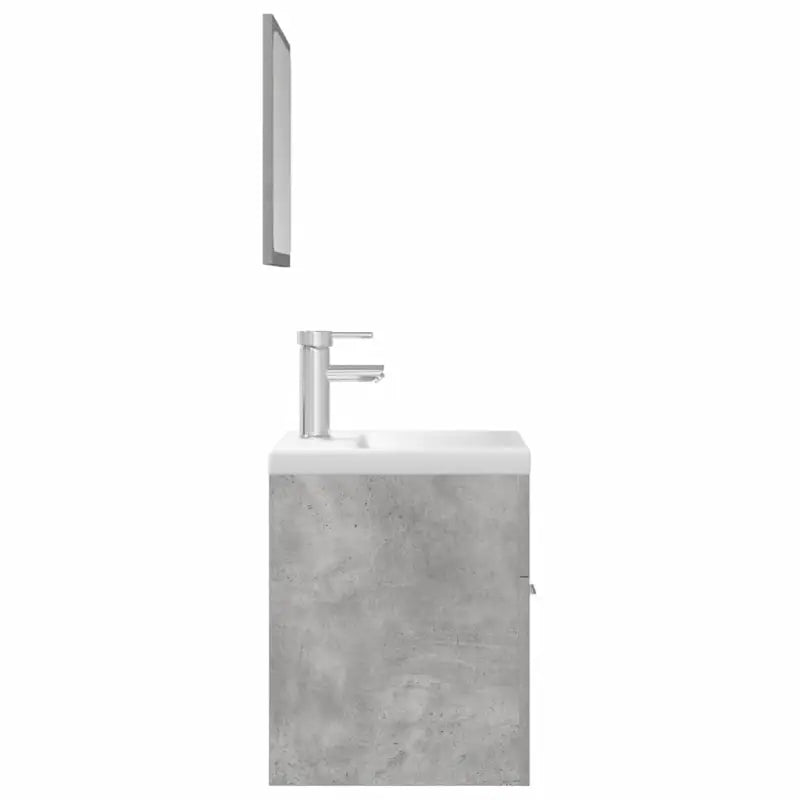 Badkamermeubelset van bewerkt hout voor een nette en stevige uitstraling - Badkamermeubelsets