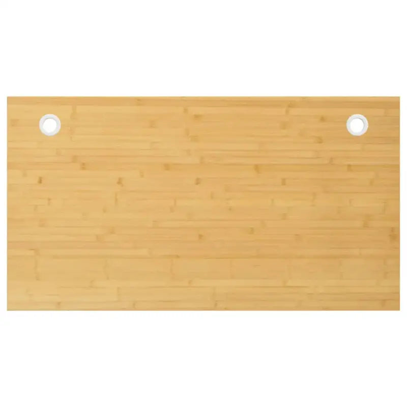Bamboe bureaublad met gebogen rand en gelakte afwerking - 110 x 60 x 2.5 cm / Recht - Onderdelen en accessoires
