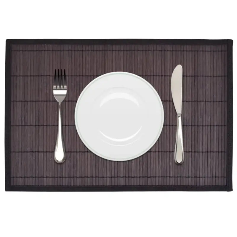 Bamboe placemats handgemaakt met levering bevat voor een natuurlijke tafelstijl - Placemats
