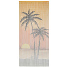 Bamboe Raamhorren voor Insectenbescherming buiten en binnen - 90 x 200 cm / Palmboom - Raamhorren