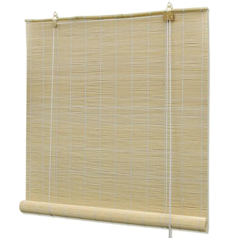 Bamboe rolgordijn voor jonge kinderen met privacy en lichtinlaat - Beige / 100 x 160 cm - Jaloezieën & rolgordijnen