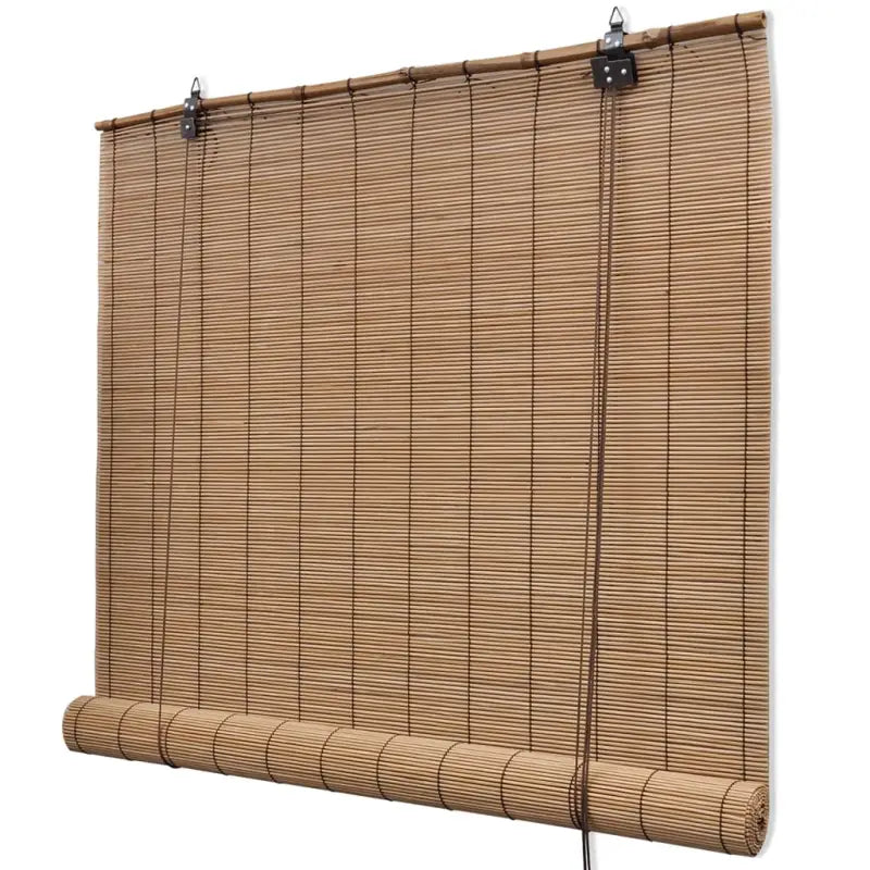 Bamboe rolgordijn voor jonge kinderen met privacy en lichtinlaat - Bruin / 150 x 220 cm - Jaloezieën & rolgordijnen