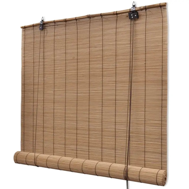 Bamboe rolgordijn voor jonge kinderen met privacy en lichtinlaat - Bruin / 80 x 160 cm - Jaloezieën & rolgordijnen