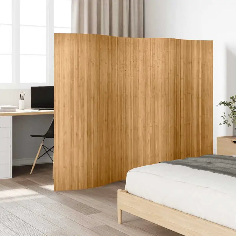 Bamboe scheidingswand voor privacy en natuurlijke stijl - Naturel / 250 x 165 cm - Kamerschermen