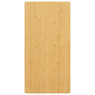 Bamboe tafelblad met gelakte afwerking voor thuis en horeca - 50 x 100 x 4 cm / 1 - Tafelbladen