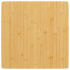 Bamboe tafelblad met gelakte afwerking voor thuis en horeca - 50 x 50 x 4 cm / 1 - Tafelbladen