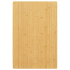 Bamboe tafelblad met gelakte afwerking voor thuis en horeca - 60 x 100 x 2.5 cm / 1 - Tafelbladen
