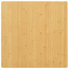 Bamboe tafelblad met gelakte afwerking voor thuis en horeca - 90 x 90 x 4 cm / 1 - Tafelbladen