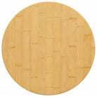 Bamboe tafelblad met gelakte afwerking voor thuis en horeca - Ø 50 x 4 cm / 1 - Tafelbladen