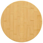 Bamboe tafelblad met gelakte afwerking voor thuis en horeca - Ø 50 x 1.5 cm / 1 - Tafelbladen