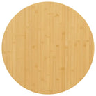 Bamboe tafelblad met gelakte afwerking voor thuis en horeca - Ø 60 x 4 cm / 1 - Tafelbladen