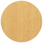 Bamboe tafelblad met gelakte afwerking voor thuis en horeca - Ø 60 x 2.5 cm / 1 - Tafelbladen