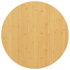 Bamboe tafelblad met gelakte afwerking voor thuis en horeca - Ø 70 x 2.5 cm / 1 - Tafelbladen