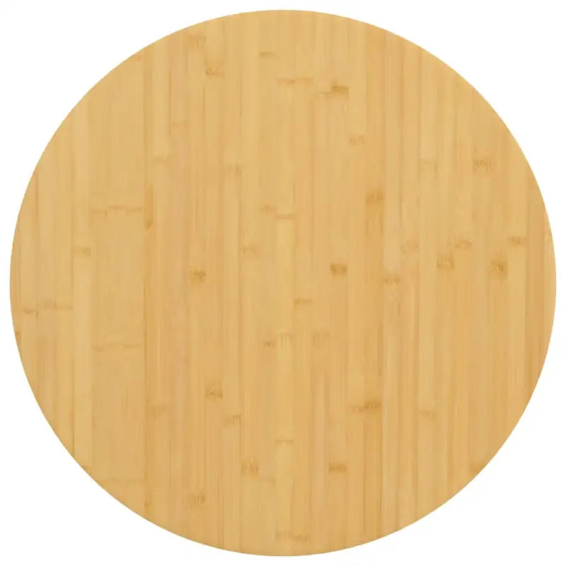 Bamboe tafelblad met gelakte afwerking voor thuis en horeca - Ø 80 x 2.5 cm / 1 - Tafelbladen