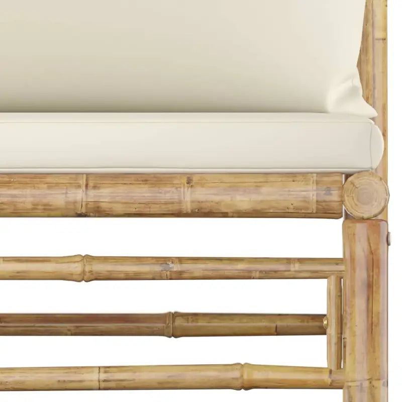 Bamboe tuin loungeset met comfortabele diepte zitting - Tuinsets