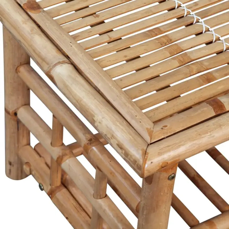 Bamboe tuinset met levering bevat hoogte armleuning en tropisch design - Tuinsets