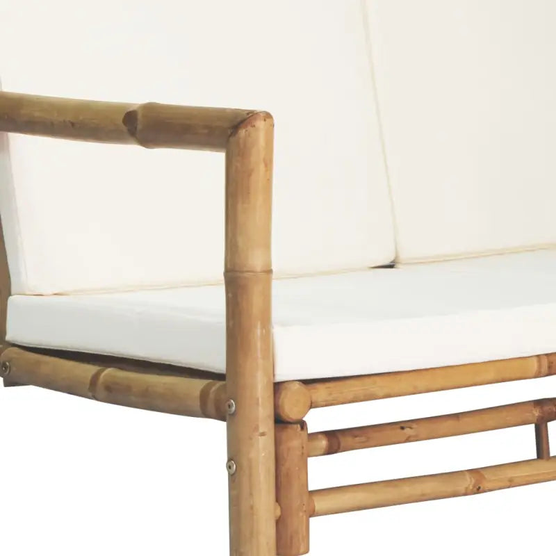Bamboe tuinset met levering bevat hoogte armleuning en tropisch design - Tuinsets