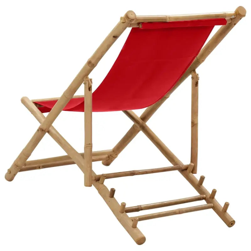 Bamboe tuinstoel voor tuin strand of camping - Tuinstoelen