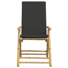 Bamboe tuinstoelen met comfortabele zitervaring en wasbare hoes - Tuinstoelen