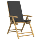 Bamboe tuinstoelen met comfortabele zitervaring en wasbare hoes - Tuinstoelen