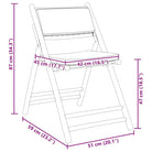 Bamboe tuinstoelen met comfortabele zitervaring en wasbare hoes - Tuinstoelen