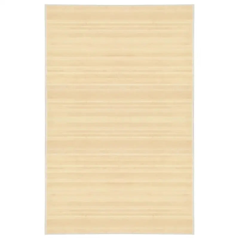 Bamboe vloerkleed met anti-slip onderkant voor veilige grip - Lichtbruin / 100 x 160 cm - Vloerkleden